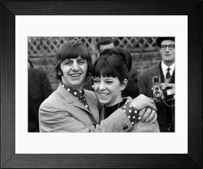 Framed Print : Ringo Starr 12th February 1965 and Wife Maureen Starr At their Home Mirrorpix