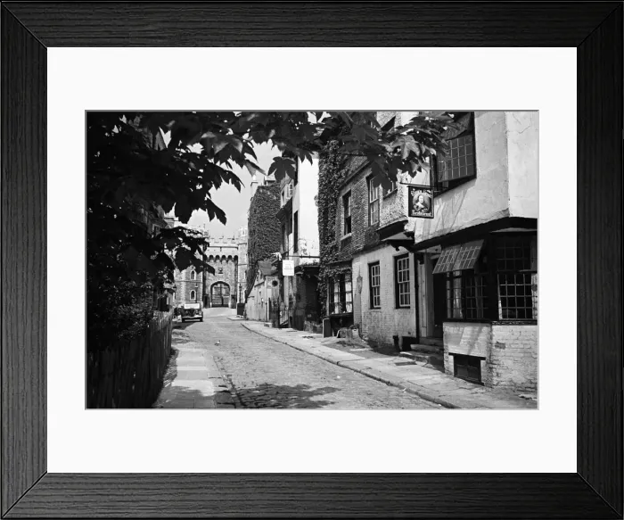 Framed Print : Church Street in Windsor, Berkshire. Circa 1944