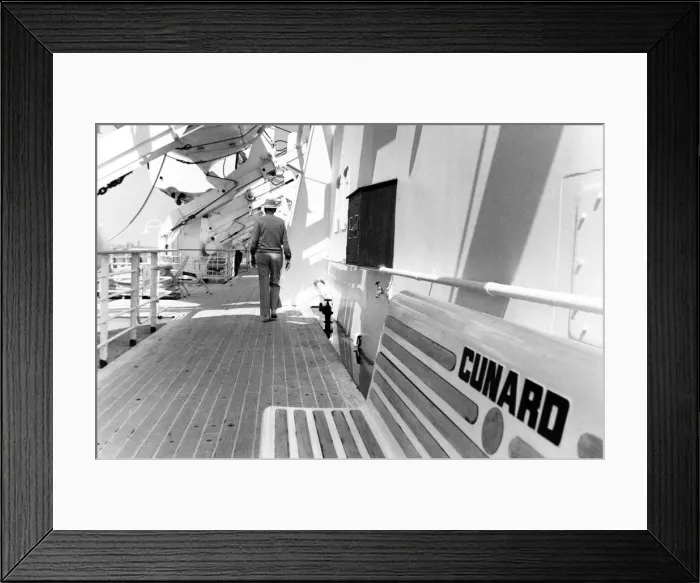 Framed Print : Queen Elizabeth 2, ocean liner, built for the Cunard Line which was operated by Cunard as Framed Print : Queen Elizabeth 2, ocean liner, built for the Cunard Line which was operated by Cunard as