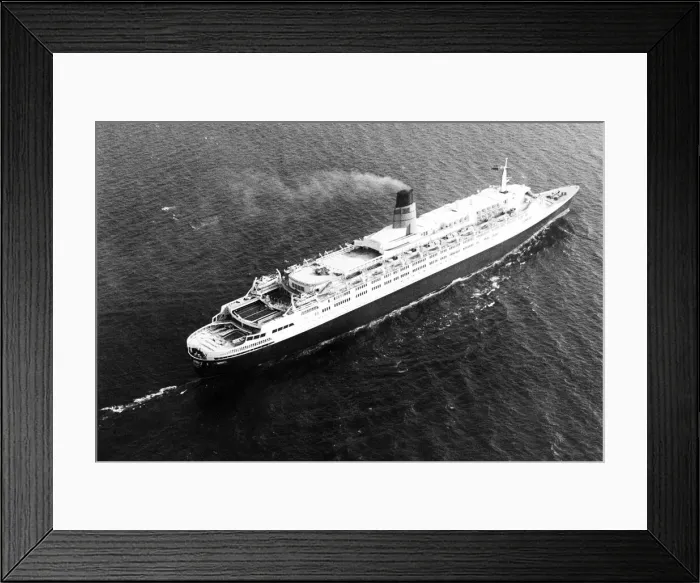 Framed Print : Queen Elizabeth 2, ocean liner, built for the Cunard Line which was operated by Cunard as Framed Print : Queen Elizabeth 2, ocean liner, built for the Cunard Line which was operated by Cunard as