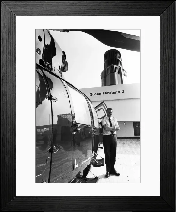 Framed Print : Queen Elizabeth 2, ocean liner, built for the Cunard Line which was operated by Cunard as Framed Print : Queen Elizabeth 2, ocean liner, built for the Cunard Line which was operated by Cunard as