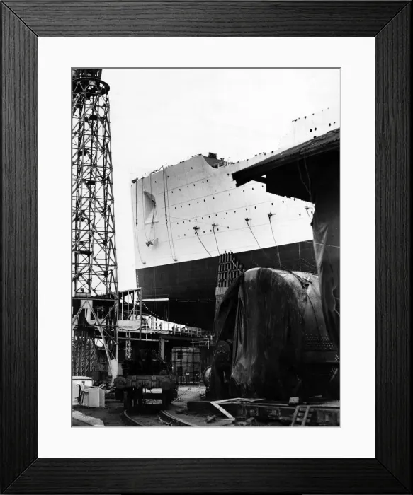 Framed Print : The Cunard White Star ocean liner Queen Mary, picture showing one of the boilers Framed Print : The Cunard White Star ocean liner Queen Mary, picture showing one of the boilers