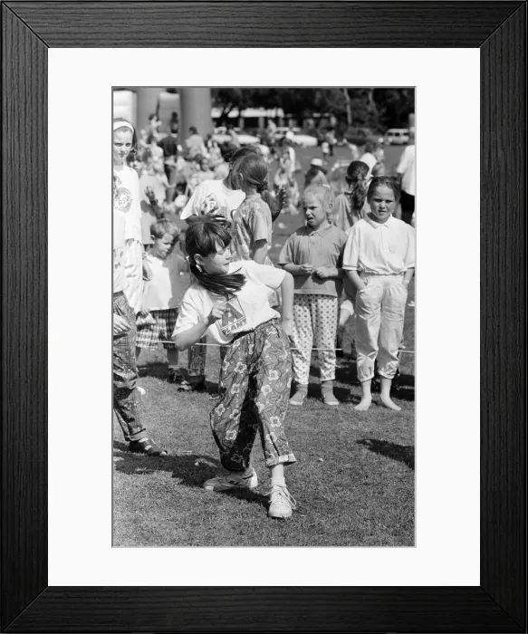 Framed Print : 1500 children enjoy a Fun Day at Sefton Park, Liverpool, 19th August 1992 Framed Print : 1500 children enjoy a Fun Day at Sefton Park, Liverpool, 19th August 1992