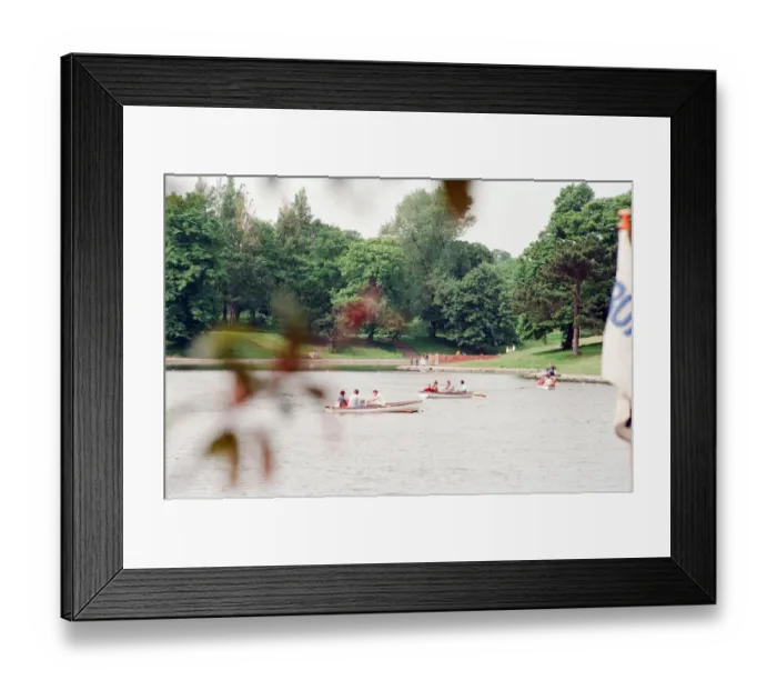 Framed Print : Rowing Boats for Hire return to Sefton Park, Liverpool, 13th June 1993 Framed Print : Rowing Boats for Hire return to Sefton Park, Liverpool, 13th June 1993
