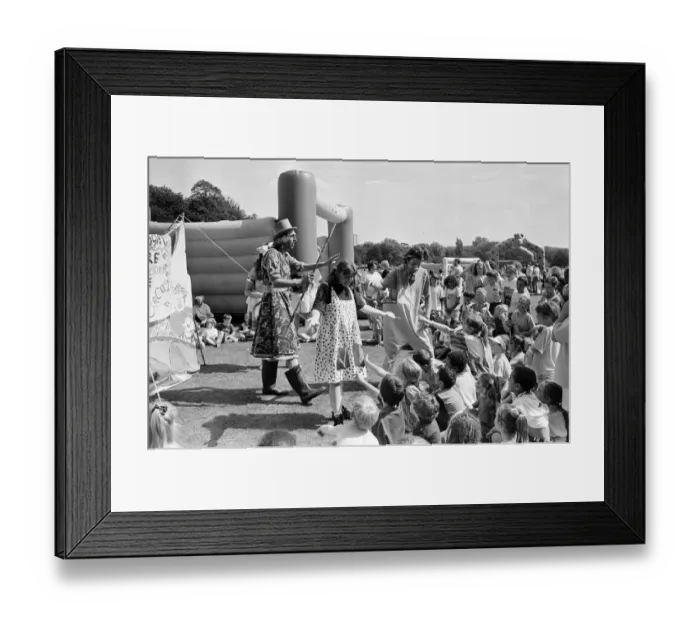Framed Print : 1500 children enjoy a Fun Day at Sefton Park, Liverpool, 19th August 1992 Framed Print : 1500 children enjoy a Fun Day at Sefton Park, Liverpool, 19th August 1992