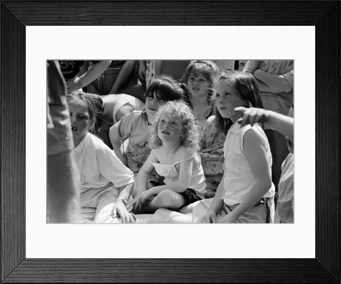 Framed Print : 1500 children enjoy a Fun Day at Sefton Park, Liverpool, 19th August 1992 Framed Print : 1500 children enjoy a Fun Day at Sefton Park, Liverpool, 19th August 1992