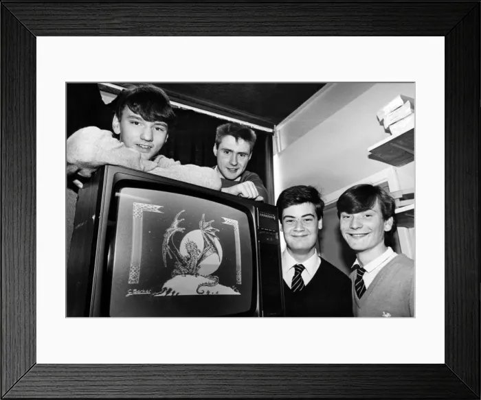 Framed Print : A quartet of whiz kids are getting a wider audience for their work Framed Print : A quartet of whiz kids are getting a wider audience for their work