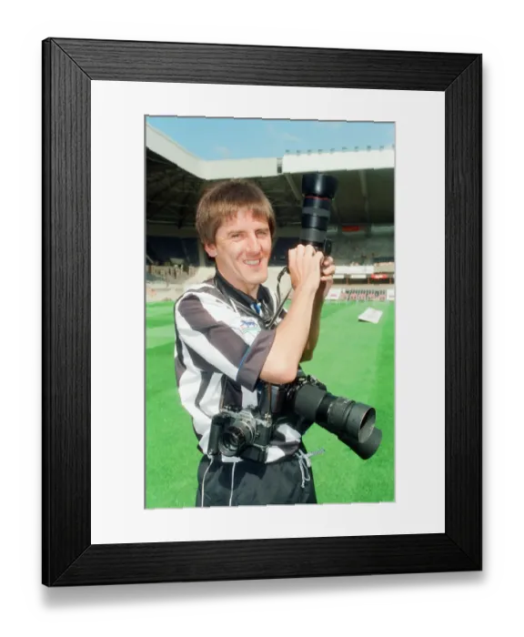 Framed Print : Newcastle United 1993, Pre Season Phtoto-call, St James Park, Newcastle, 30th July 1993