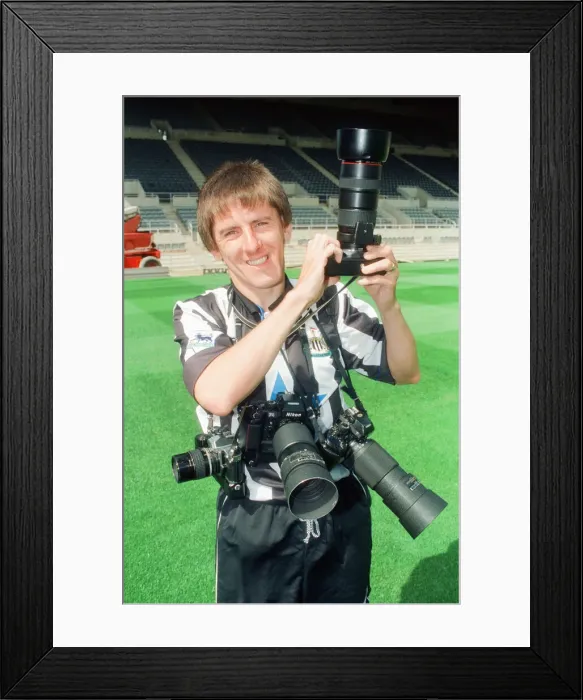 Framed Print : Newcastle United 1993, Pre Season Phtoto-call, St James Park, Newcastle, 30th July 1993