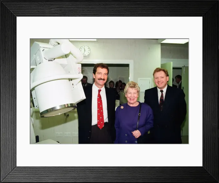 Framed Print : Liverpool manager Graeme Souness took time out from his busy schedule to come back to