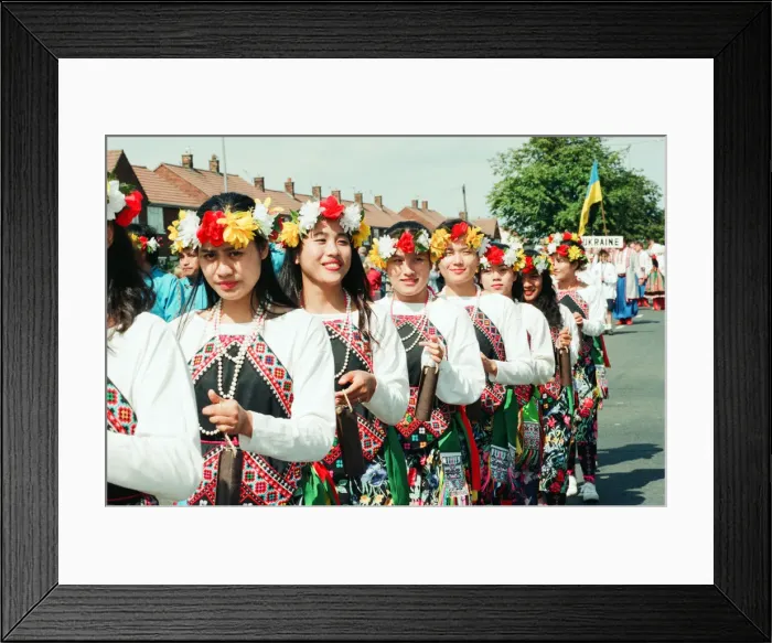 Framed Print : Billingham Folklore Festival 1994, International Folklore Festival of World Dance