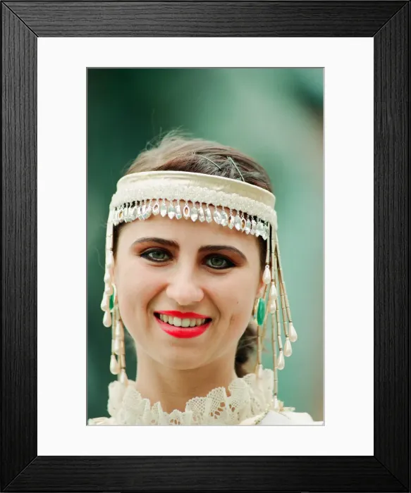 Framed Print : Billingham Folklore Festival 1994, Dancers at the International Folklore Festival of