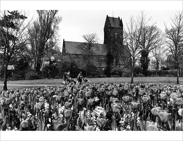 St Chads Church, Kirkby. 27th April 1976