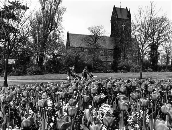 St Chads Church, Kirkby. 27th April 1976