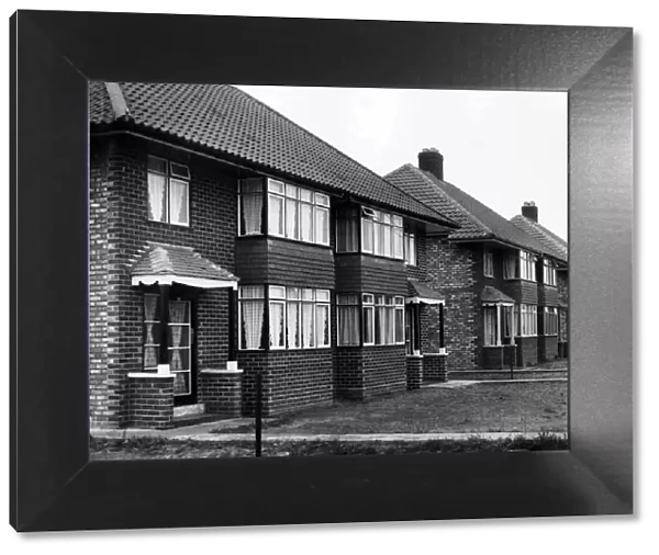 These houses are some of those built as the result of 15 months work at Leeside Avenue