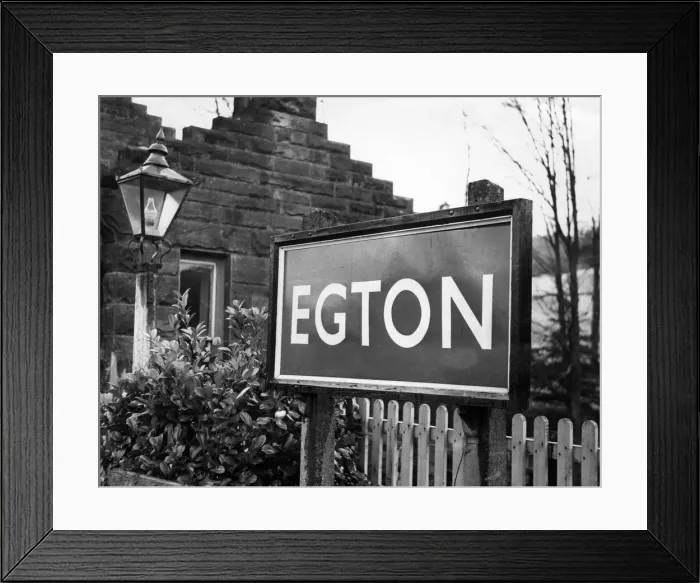 Framed Print : Egton Railway Station, North Yorkshire, 16th April 1964 Framed Print : Egton Railway Station, North Yorkshire, 16th April 1964