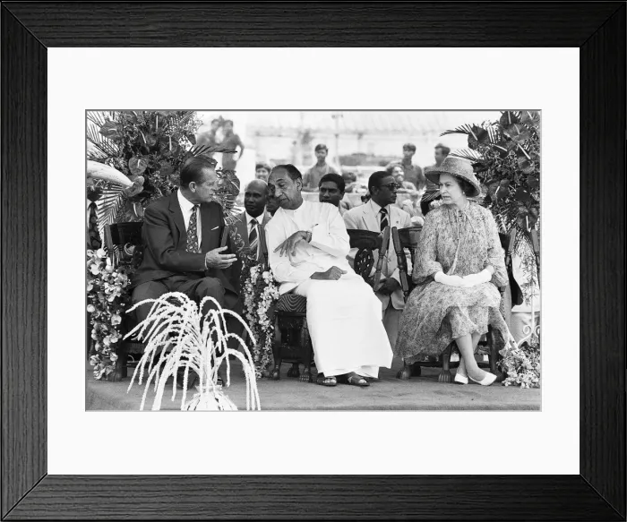 Framed Print : The Queens Royal vist to Sri Lanka 21st-25th October 1981 Framed Print : The Queens Royal vist to Sri Lanka 21st-25th October 1981