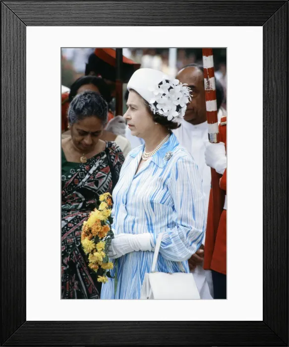 Framed Print : Royal Visit of Queen Elizabeth II and Prince Philip, Duke of Edinburgh to Sri Lanka Framed Print : Royal Visit of Queen Elizabeth II and Prince Philip, Duke of Edinburgh to Sri Lanka