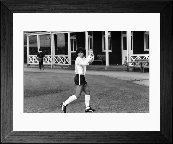Framed Print : DIEGO MARADONA FOOTBALL PLAYER OF ARGENTINA, MAY 1980 Framed Print : DIEGO MARADONA FOOTBALL PLAYER OF ARGENTINA, MAY 1980