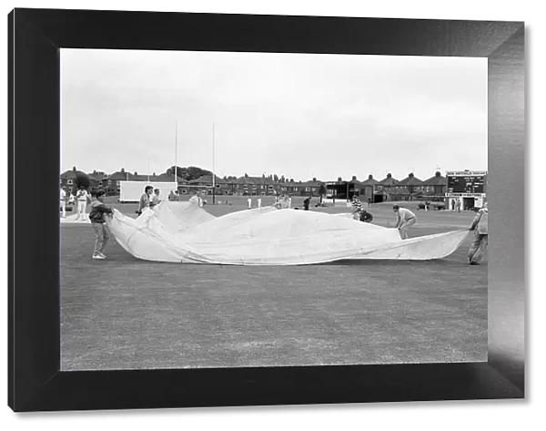 The covers come off at Acklam Park prior to Yorkshire