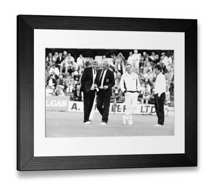 Framed Print : A damp Acklam Park where Yorkshire were suppose to play their Britannic Assurance County Framed Print : A damp Acklam Park where Yorkshire were suppose to play their Britannic Assurance County