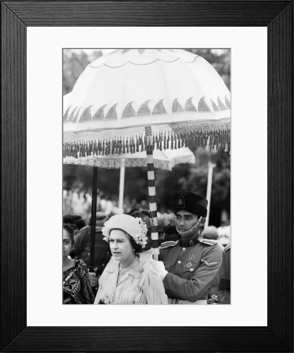 Framed Print : The Queens Royal vist to Sri Lanka 21st-25th October 1981 Framed Print : The Queens Royal vist to Sri Lanka 21st-25th October 1981