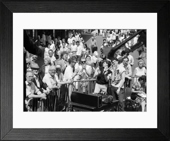 Framed Print : 1987 Birmingham International Jazz and Blues Festival, Artists, 6th July 1987