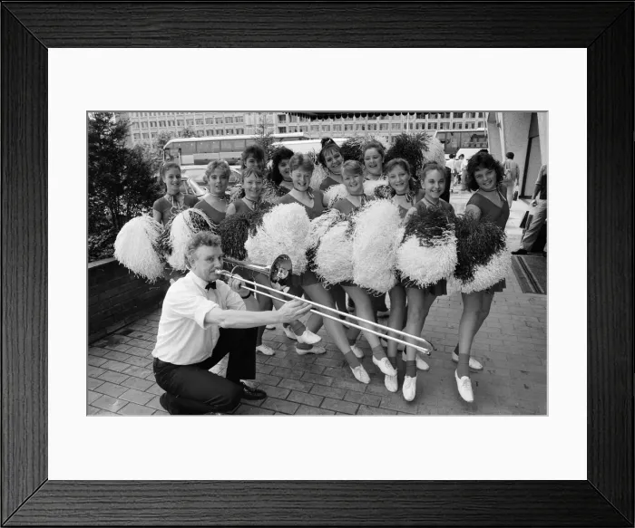 Framed Print : 1988 Birmingham International Jazz and Blues Festival, Artists, Photo-call, 1st July 1988 Framed Print : 1988 Birmingham International Jazz and Blues Festival, Artists, Photo-call, 1st July 1988