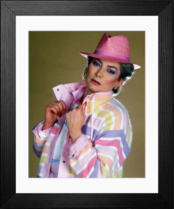 Framed Print : Samantha McInnes modelling clothes March 1983 Framed Print : Samantha McInnes modelling clothes March 1983