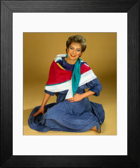 Framed Print : Samantha McInnes modelling clothes March 1983 Framed Print : Samantha McInnes modelling clothes March 1983