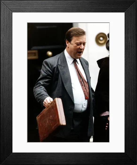 Framed Print : Kenneth Clarke Home Secretary Conservative politician leaving number eleven Downing Framed Print : Kenneth Clarke Home Secretary Conservative politician leaving number eleven Downing