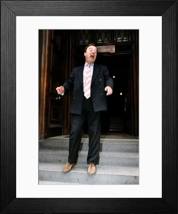 Framed Print : Kenneth Clarke Chancellor of the Exchequer DBase