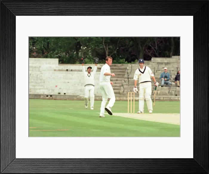 Framed Print : A year after the last county championship match was played at Acklam Park Yorkshire Framed Print : A year after the last county championship match was played at Acklam Park Yorkshire
