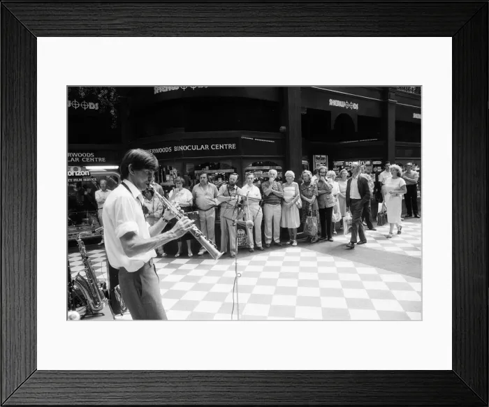 Framed Print : 1987 Birmingham International Jazz and Blues Festival, Artists, 4th July 1987 Framed Print : 1987 Birmingham International Jazz and Blues Festival, Artists, 4th July 1987