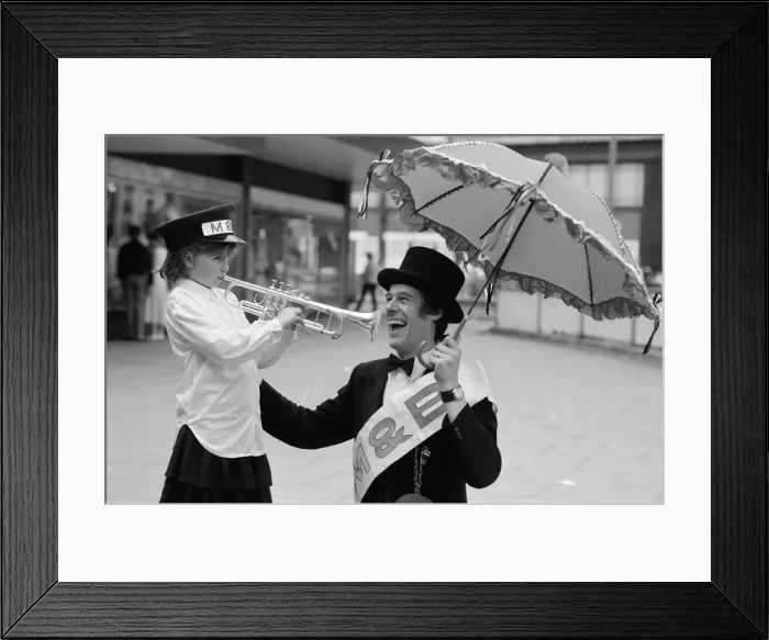Framed Print : 1987 Birmingham International Jazz and Blues Festival, Artists, 3rd July 1987