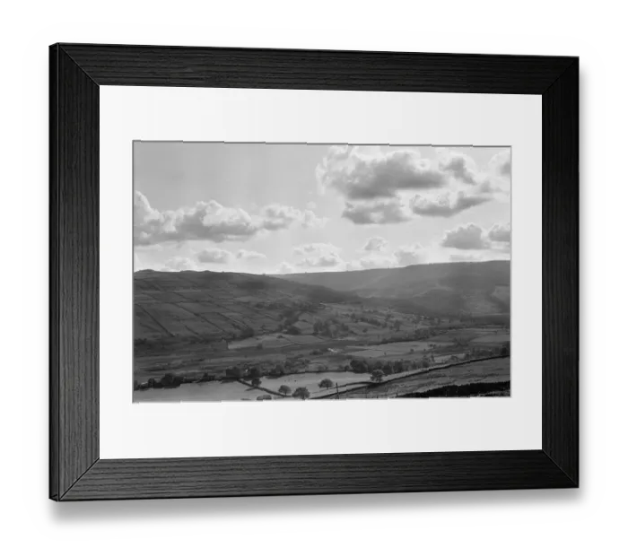 Framed Print : Yorkshire Dales, North Yorkshire. Sunday 24th October 1982