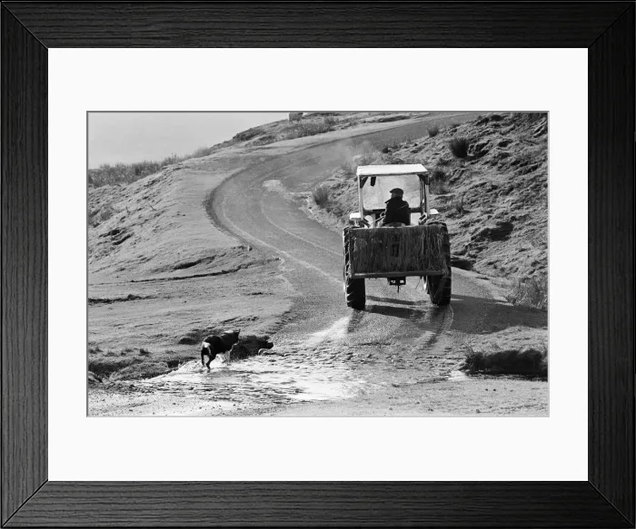 Framed Print : Yorkshire Dales, North Yorkshire. Sunday 24th October 1982