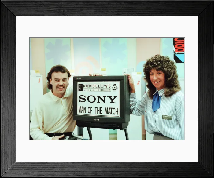 Framed Print : John Wark, Middlesbrough FC Player, Rumbelows League Cup, Man of the Match Framed Print : John Wark, Middlesbrough FC Player, Rumbelows League Cup, Man of the Match