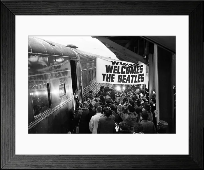 Framed Print : Pop Group The Beatles February 1964 John Lennon, Paul McCartney, Ringo Starr Framed Print : Pop Group The Beatles February 1964 John Lennon, Paul McCartney, Ringo Starr