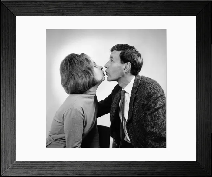 Framed Print : Stars of The Marriage Lines, BBC TV Comedy Series which takes a light hearted look