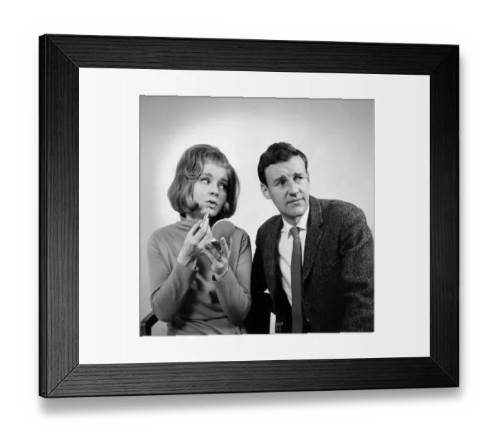 Framed Print : Stars of The Marriage Lines, BBC TV Comedy Series which takes a light hearted look Framed Print : Stars of The Marriage Lines, BBC TV Comedy Series which takes a light hearted look