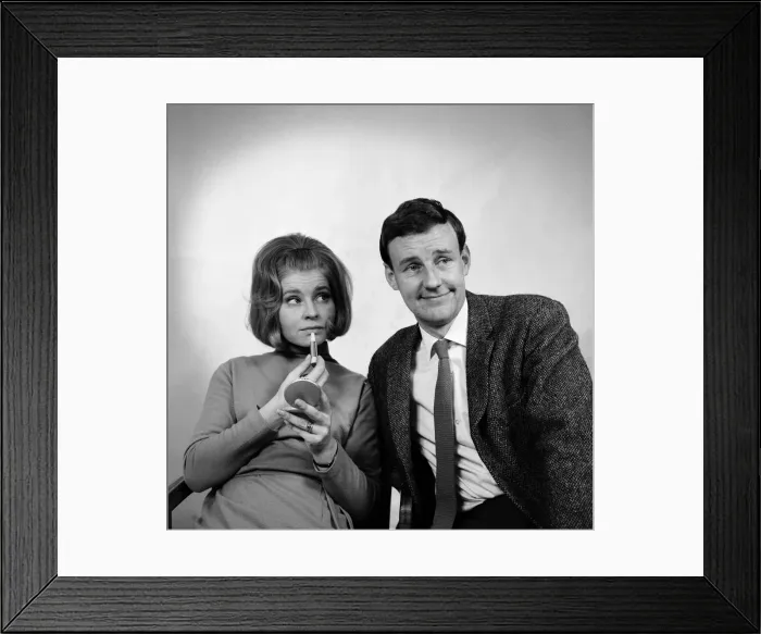 Framed Print : Stars of The Marriage Lines, BBC TV Comedy Series which takes a light hearted look Framed Print : Stars of The Marriage Lines, BBC TV Comedy Series which takes a light hearted look