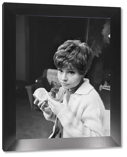 Photo-call, Wyndham Theatre, London, 20th January 1970. Actress Prunella Scales will be