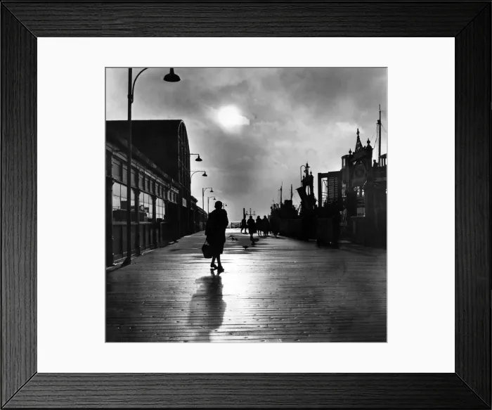 Framed Print : Storm clouds over Liverpool Landing Stage, Merseyside, 23rd January 1962 Framed Print : Storm clouds over Liverpool Landing Stage, Merseyside, 23rd January 1962