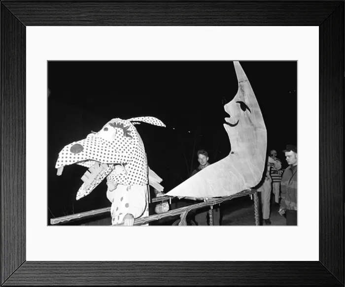 Framed Print : Let there be light... the thrills and spills of the circus came to Slaithwaite for Framed Print : Let there be light... the thrills and spills of the circus came to Slaithwaite for