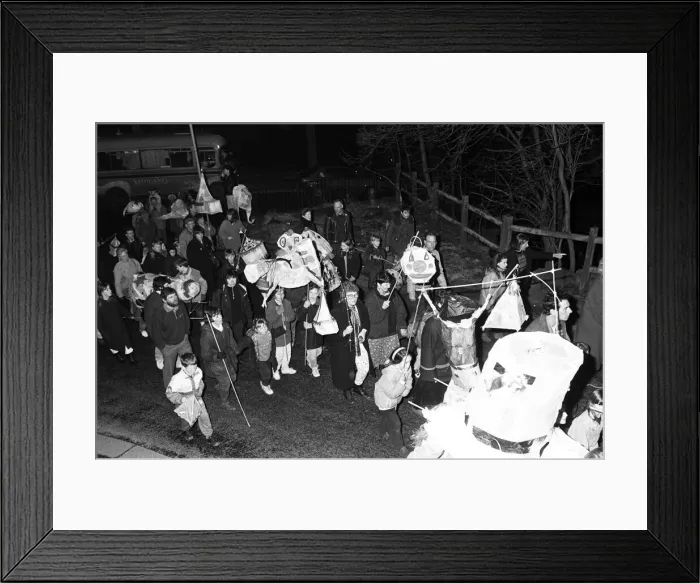 Framed Print : Let there be light... the thrills and spills of the circus came to Slaithwaite for Framed Print : Let there be light... the thrills and spills of the circus came to Slaithwaite for
