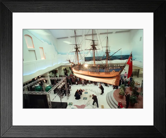 Framed Print : Paul Daniels was unveiling the new Captain Cook Voyage World Map Framed Print : Paul Daniels was unveiling the new Captain Cook Voyage World Map
