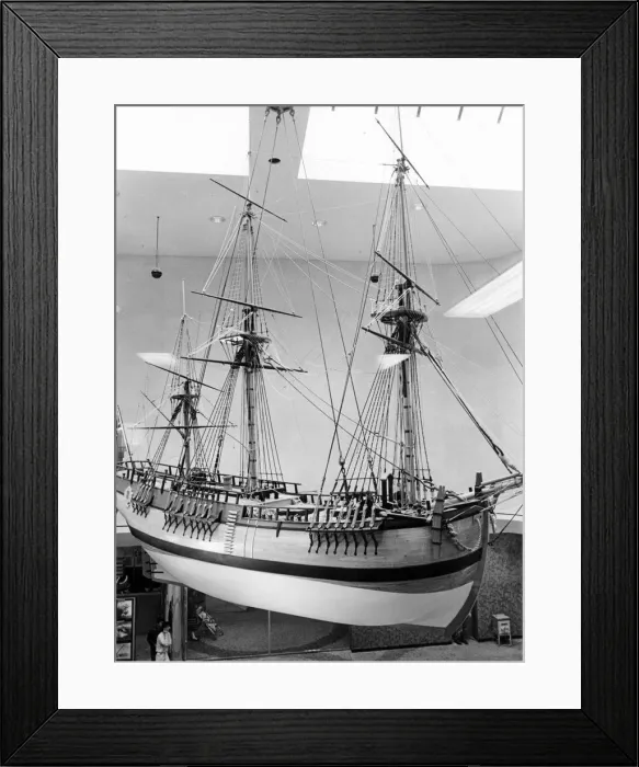 Framed Print : A replica of Captain Cooks ship Endeavour Framed Print : A replica of Captain Cooks ship Endeavour