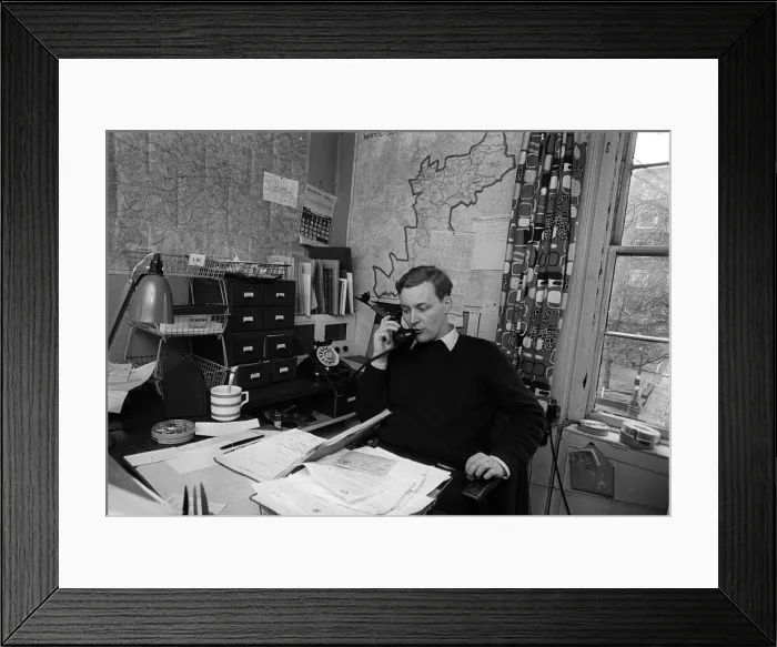 Framed Print : Tony Benn MP at home 24th November 1960 Anthony Wedgewood Benn Framed Print : Tony Benn MP at home 24th November 1960 Anthony Wedgewood Benn