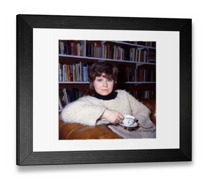 Framed Print : Prunella Scales, Actress, January 1980